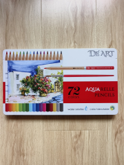 DE ART 72色水溶性彩铅（铁盒装）
